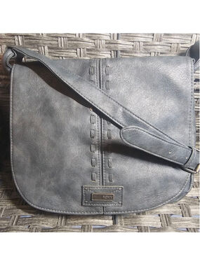 Roxy Vintage Faux Leather Messenger Crossbody Bag